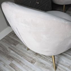 Pink Velvet Performance Accent Chair By MODAY