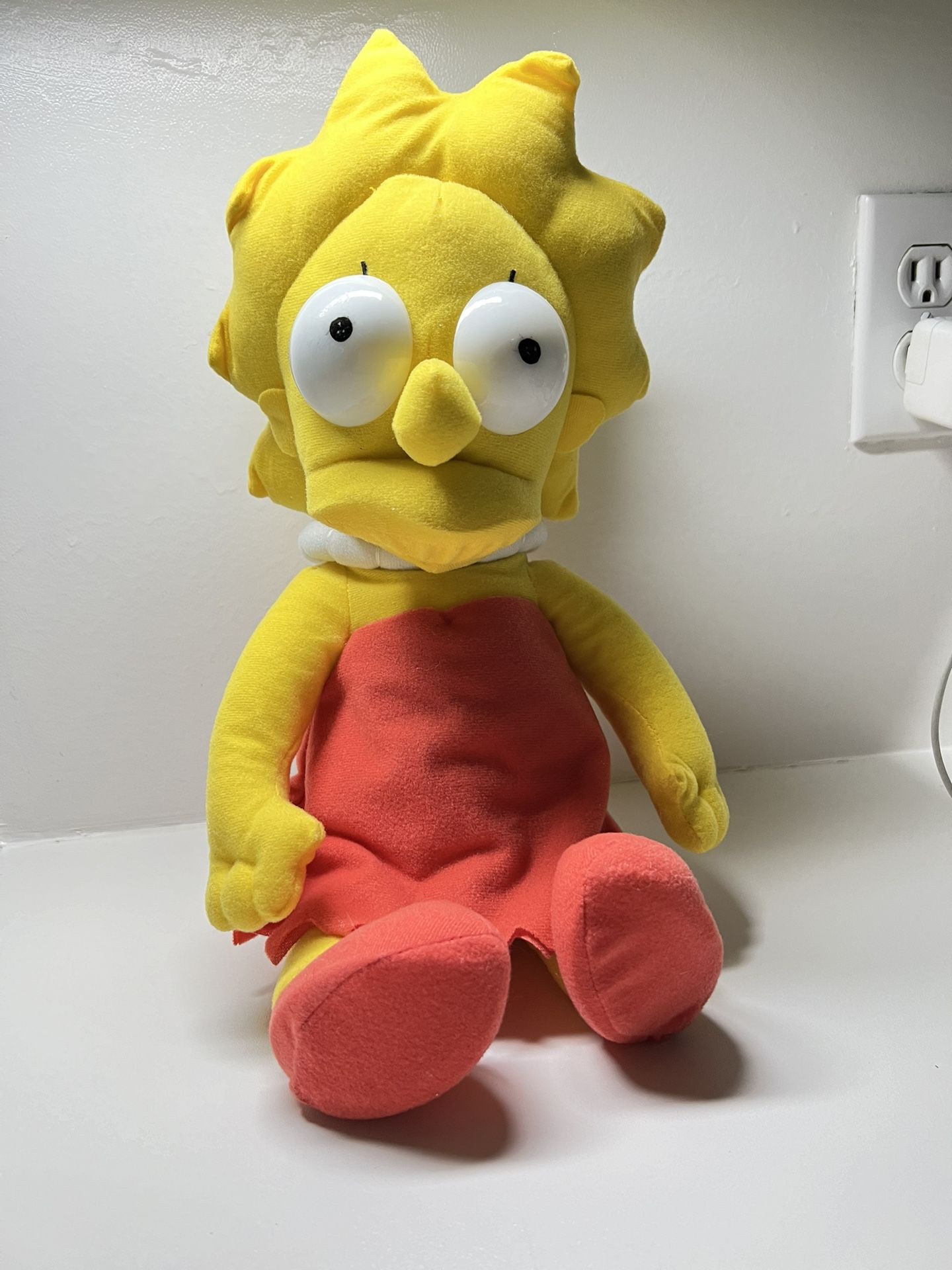 The Simpsons Lisa 20th Century Fox 16 in. Plush The Toy Factory Stuffed Toy