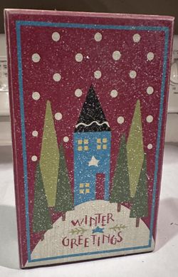 “Winters Greetings” Sign