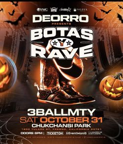 Botas y Rave Tickets- Fresno, CA