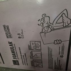 8 Sheets  1/2 4×8 Insulation Board  All 8 $70