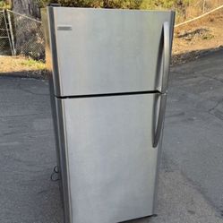 Stainless Steel Household Refrigerator Fridge Freezer Great For Garage