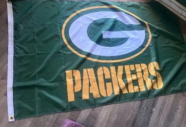 Used packers flag size 5’x3’