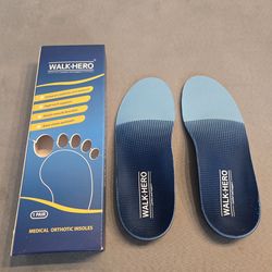 Walk Hero Orthotic Insoles- 1 pair