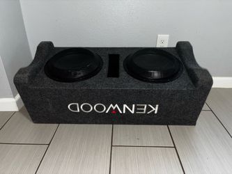 Kenwood 2 12s subwoofer