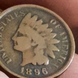 ☆1896~ Indian  Head☆ penny☆