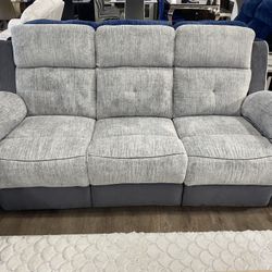 Reclining sofa and loveseat set $999