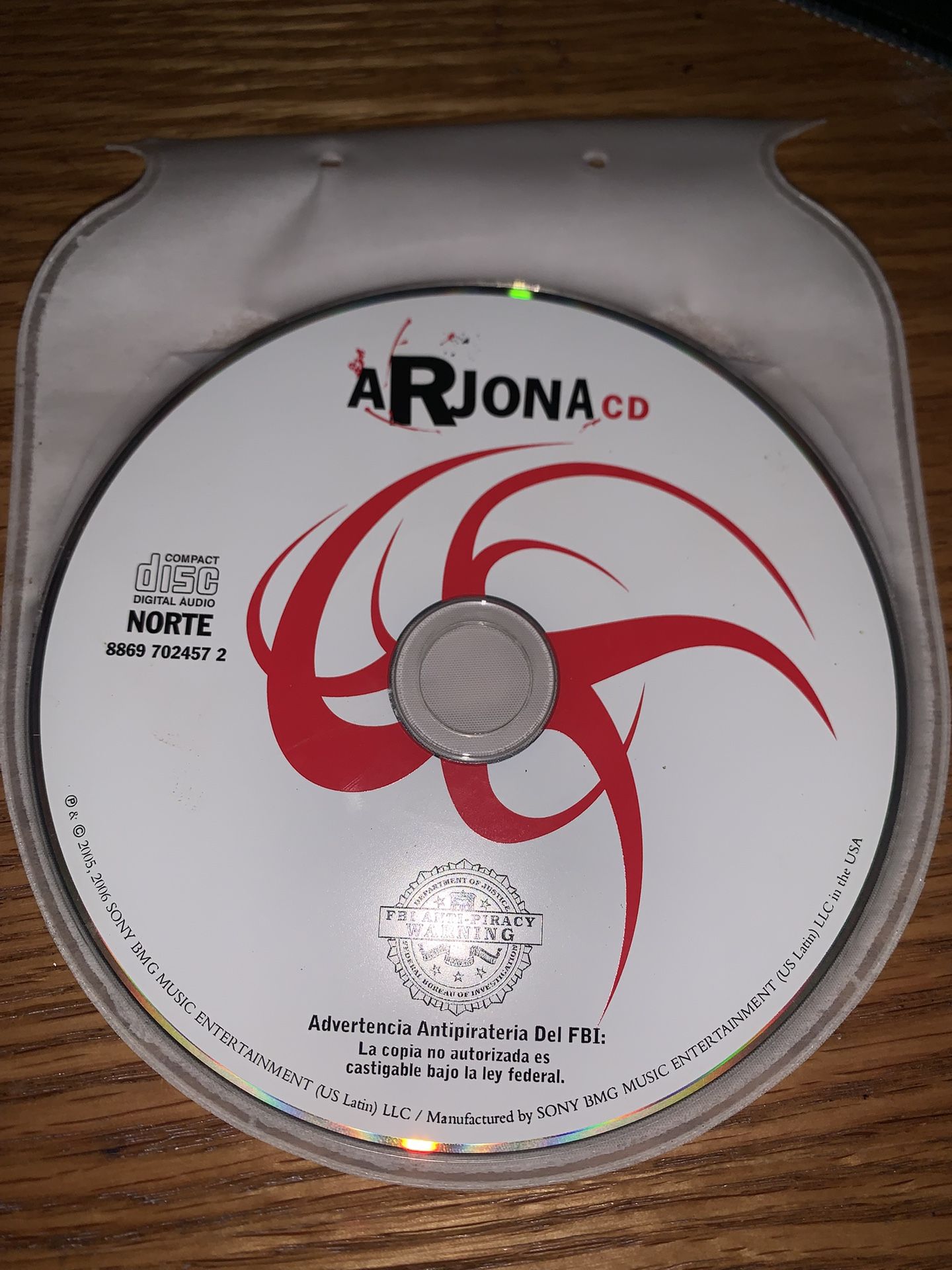 Arjona Music CD