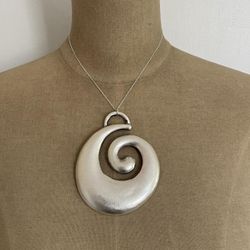 silver necklace (180)80