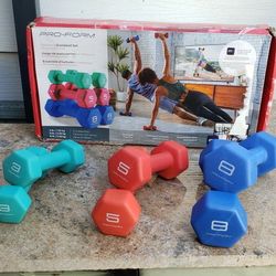 Pro Form Neoprene Dumbbell Set