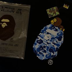 Blue bape tee