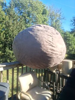 Madison 5 Ft Wide Oversized Bean Bag Chair By L e POUF