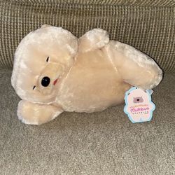 Laying Dog Plush Mukuro 13.5 In Stuffed Animal Brand New