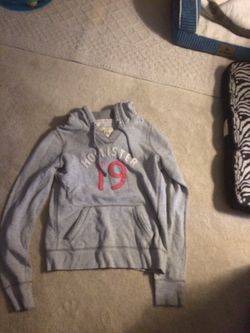 Hollister hoodie gray