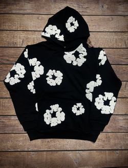 Denim Tears Hoodie – Black And White (Men’s)