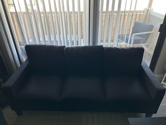 Black 3 seat Sofa