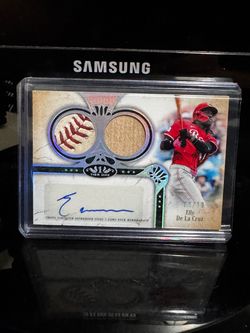 Elly De La Cruz Topps Tier One Auto Relic Card /10