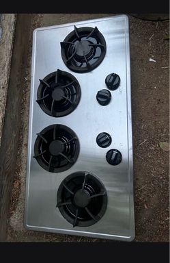 Stainless Steel 4-Burner Gas Cooktop