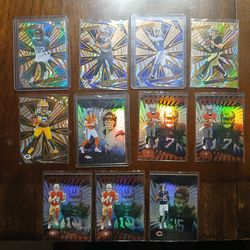 Football rc bases holos cards