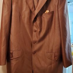 E.J. Samuel Men's 44L Suit Jacket - Light Brown