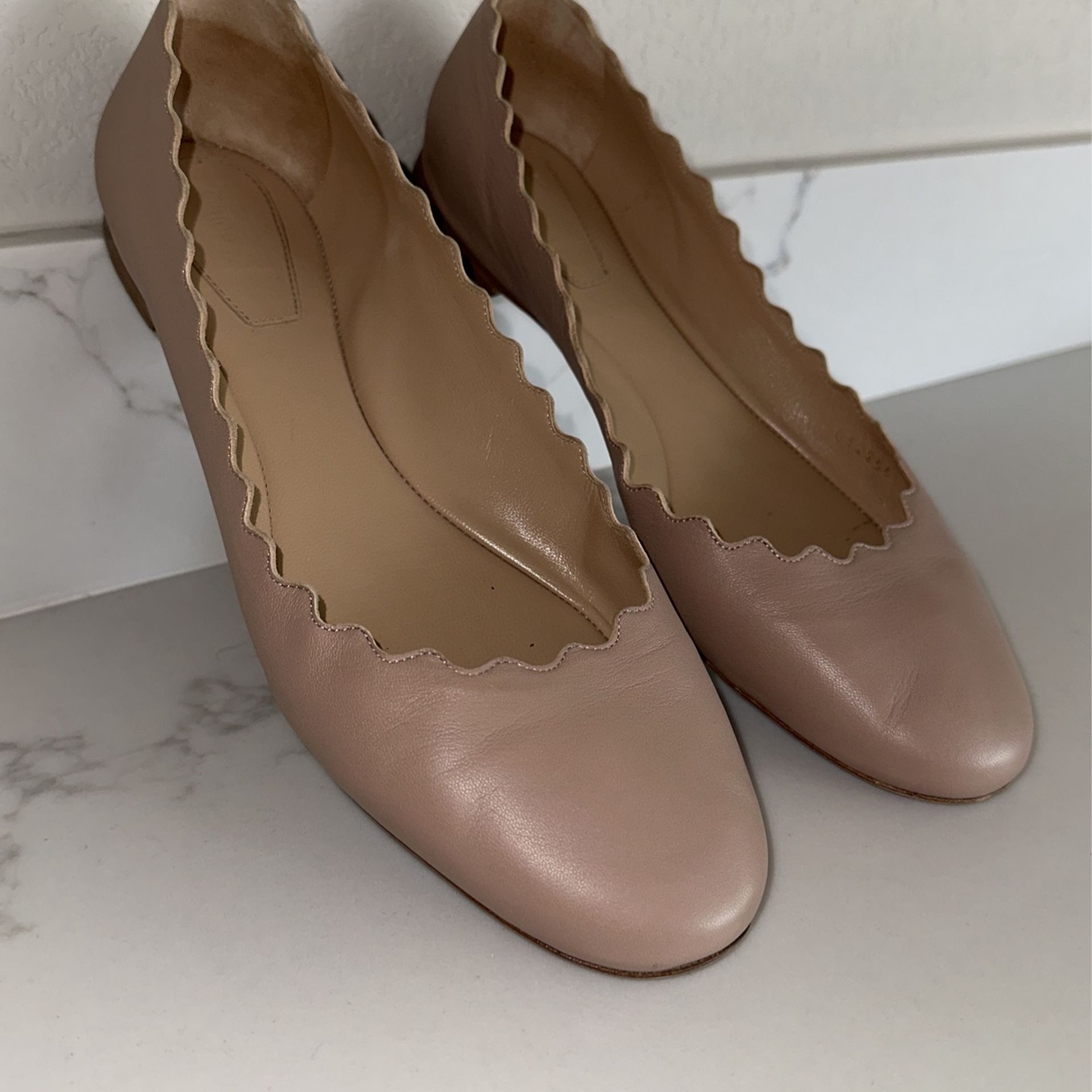 Chloe Lauren Flats - 40 - Pink Tea