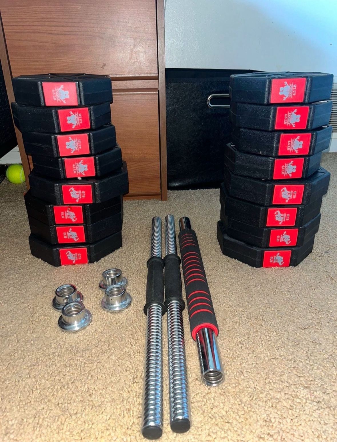 At-Home Adjustable Dumbbell Set