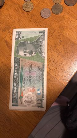Guatemala 1 Quetzal Banknote 2012