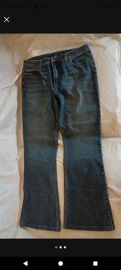 PURE WOMENS FLARE BOOT CUT JEANS SZ 31
