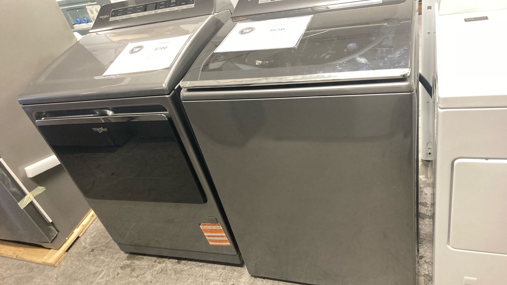 Whirlpool Topload Removable Agitator Washer Gas Dryer Set