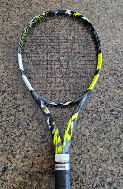 Babolat Pure Aero Lite 2023 STRUNG 4 1/8 ( Tennis Racquet 100 sq 270g 9.5oz 16x1