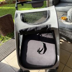 Double pet/dog/cat stroller