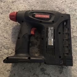 Craftsman Cordless Nailer/Stapler Nail Gun RARE Tool Only Untested