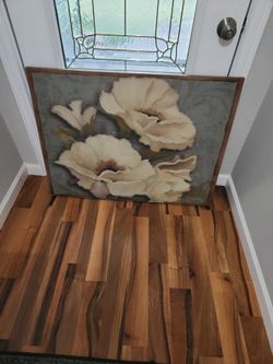 CANVAS FLORAL PAINTING
