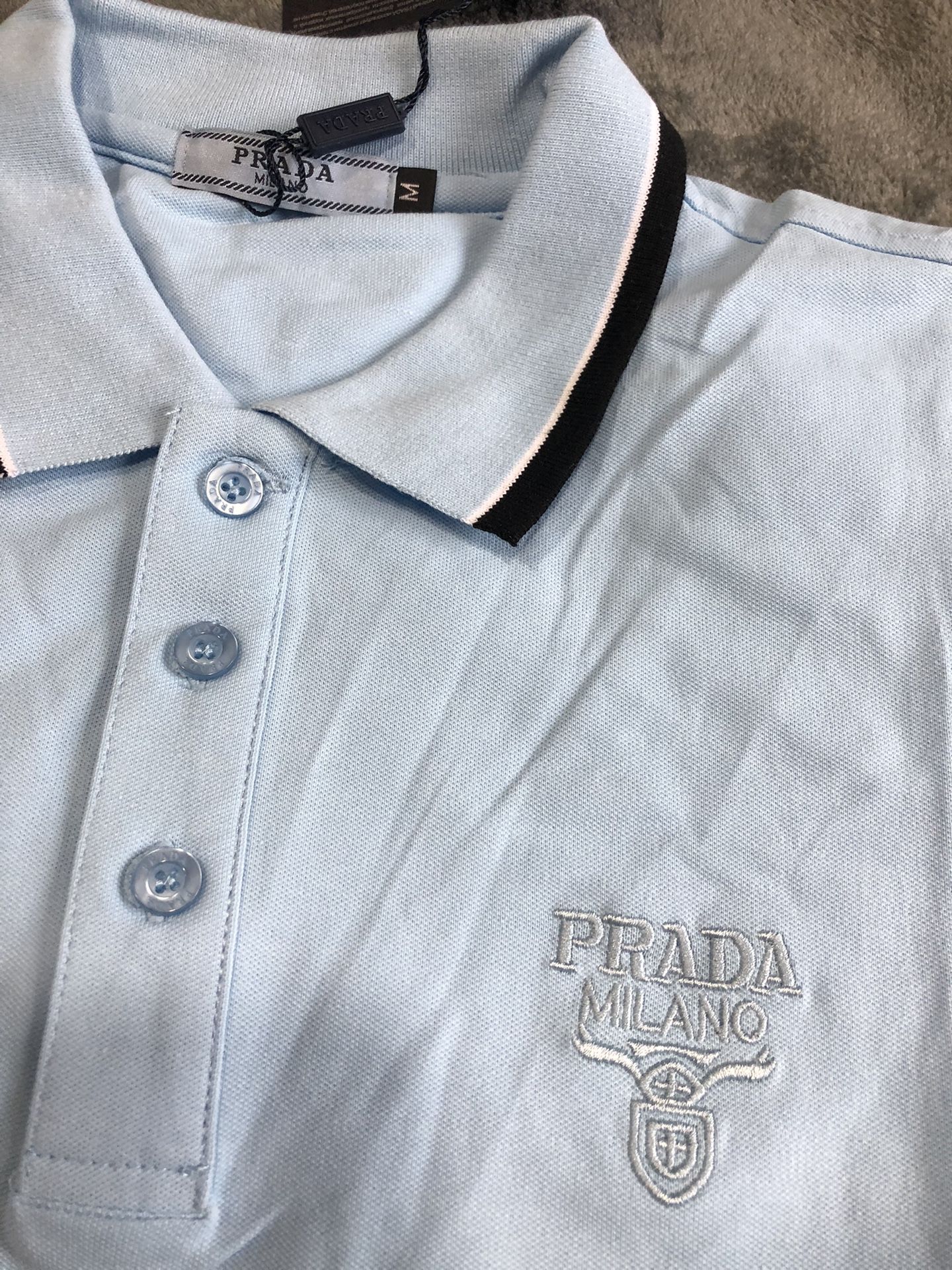 Sky Blue Collared Shirt. S,m,l,xl