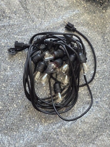 30ft Outdoor String Lights