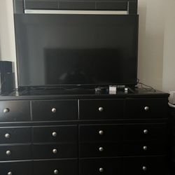 Mirror Dresser Nightstand Set