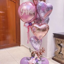 Mini Balloons Bouquet - Happy Birthday