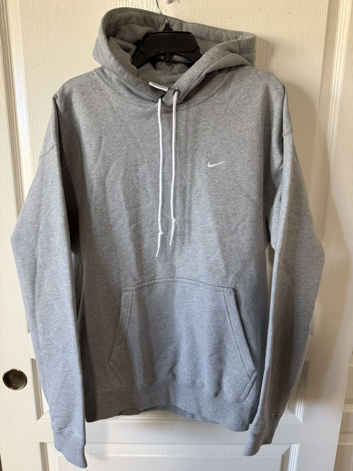 Men's Nike Solo Swoosh Fleece Heavyweight Hoodie Sweater Sz M Medium TALL