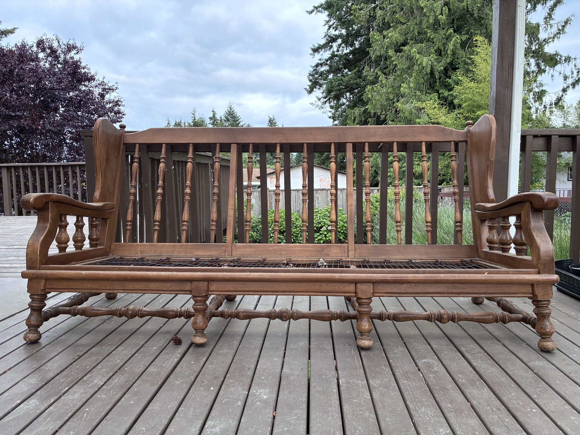 Solid Wood Sofa