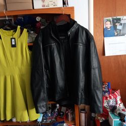 Men's  Guess Leather Jacket Brand New/ Tags