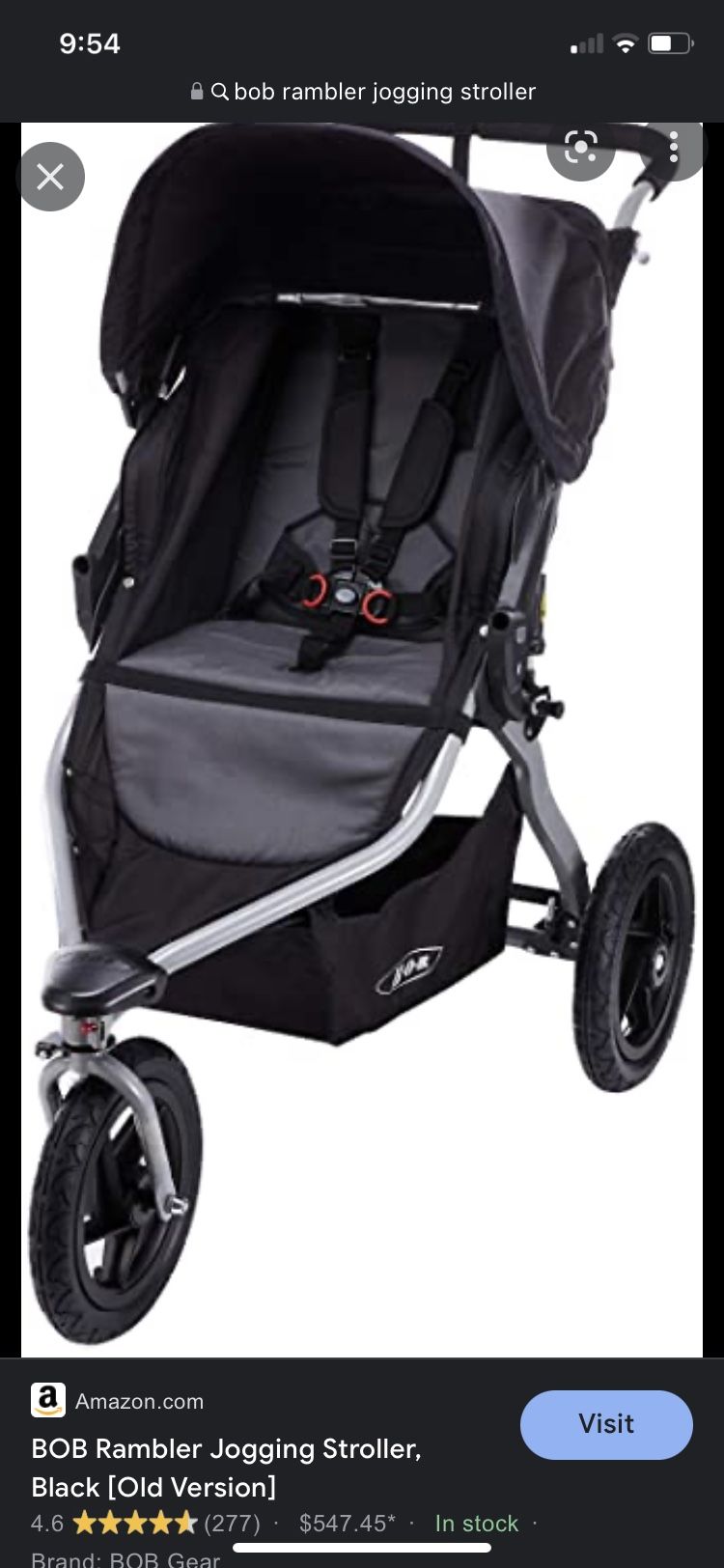 BOB Rambler jogging Stroller (old Version)