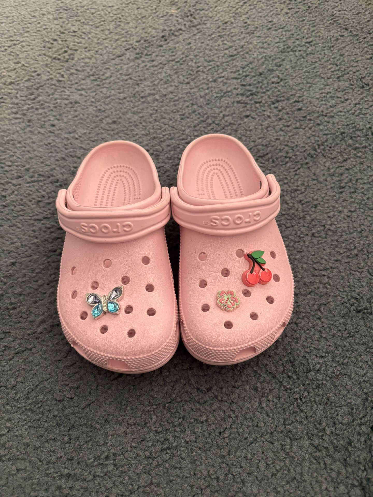 Pink Crocs