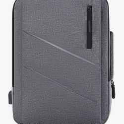 Men's Large Capacity Backpack Oxford Cloth 15.6 inch Laptop Bookbag Business Work Travel Bag with USB Charging Port