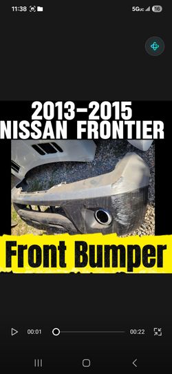 2013/2014/2015 Nissan Frontier Front Bumper Cover