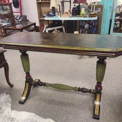 Mahogany Painted Entry Table