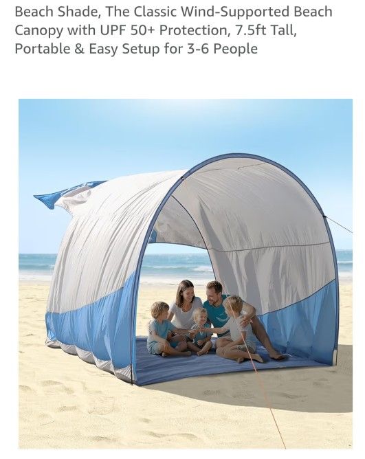 NEW BEACH SHADE CANOPY WITH UPF 50+ PROTECTION