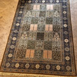 Authentic Silk Persian Rug 6.3’ X 4.4’