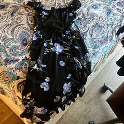 Forever 21 Black Dress Large Size 