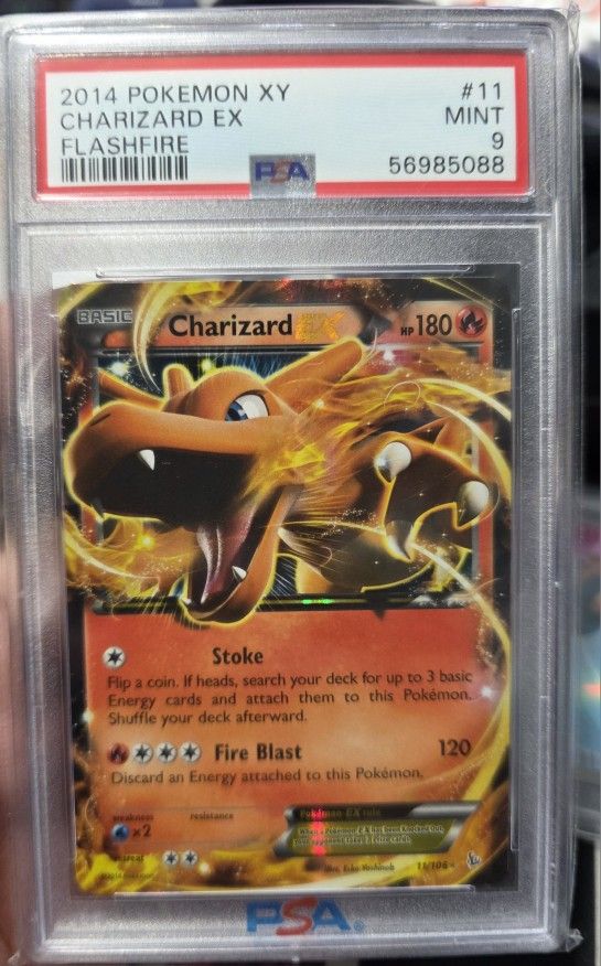Charizard Xy 11/106 Psa 9
