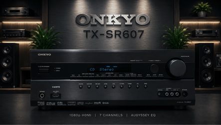 Onkyo TX-SR607 - 7.1 Channel HDMI Receiver w/Remote